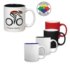 11 Oz Gloss Two-Tone Mug With Colored Interior