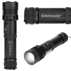 1200lm Metal Flashlight With 2000 mAh Rechargeable Battery
