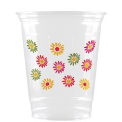 12/14 Oz Soft Sided Clear Plastic Cup - Hi-Speed