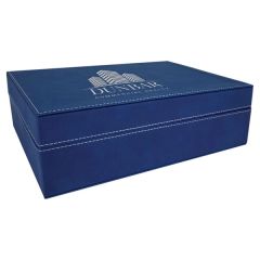 12 1/4 Inch X 8 1/4 Inch Laserable Leatherette Premium Gift Box