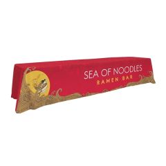 12 Ft Standard Table Throw Full-Color Full Bleed