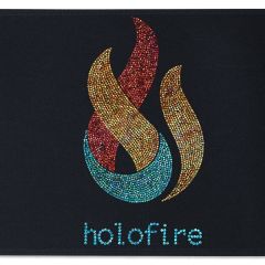 12 Inch Badge Satinch Ribbon - 25yd Roll - Sparkle