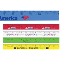 12 Inch Enamel Wood Ruler Full Color Digital