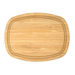 12 Inch Arched Bamboo Cutting Board With Juice Groove