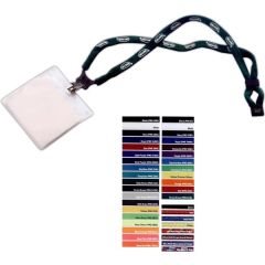 1/2 Inch Dual-Use Cotton Trade Show Lanyard
