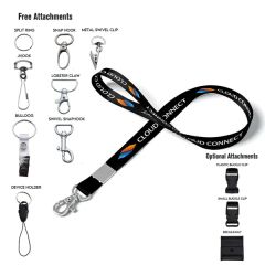 1/2 Inch Dye Sublimated Lanyard