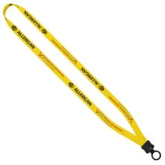 1/2 Inch Dye Sublimated Stretchy Elastic Lanyard
