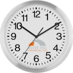 12 Inch Slim Metal Wall Clock