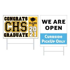 12 Inch  X18 Inch  Plastic Sign