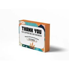 12 Inch X 12 Inch X 3 Inch E-Flute Tuck Box