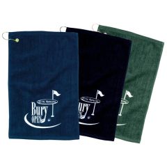 12 Inch X 17 Inch Turkish Hemmed Golf Towel