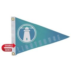 12 Inch X 18 Ft Polyester Pennant Flag Double-Sided
