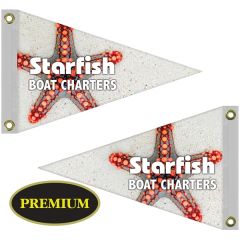 12 Inch X 18 Inch Double Sided Knit Polyester Pennant