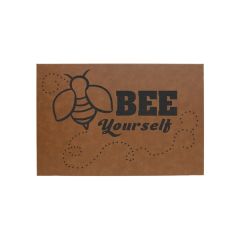 12 Inch X 18 Inch Leatherette Wall Decor