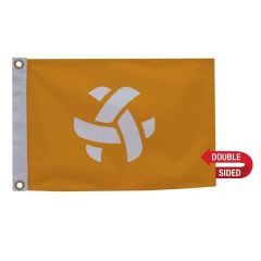 12 Inch X 18 Inch Nylon Flag Double-Sided