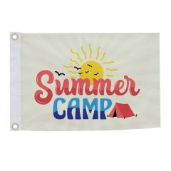 12 Inch X 18 Inch Polyester Flag Single-Sided