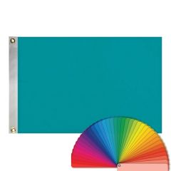 12 Inch X 18 Inch Solid Color Flags With Heading & Grommets