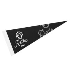12 Inch X 30 Inch Full Color Felt Pennant - With Strip