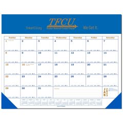 12 Month Calendar Leatherette Planner