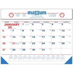 12 Month Calendar With Standard Header Imprint