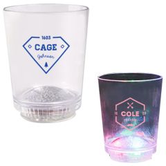 12 Oz 3 Light Plastic Rocks Cup