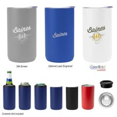 12 Oz 4-In-1 Double Walled Can Cooler