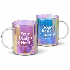 12 Oz Asobu Iridescent Glass Coffee Mug
