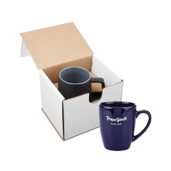 12 Oz Contemporary Challenger Cafe Ceramic Mug