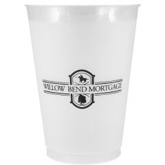 12 Oz Frosted Translucent Stadium Cup - High Quantity