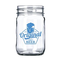 12 Oz Glass Mason Jar