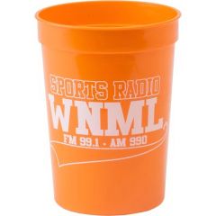 12 Oz Smooth Wall Plastic Stadium Cup