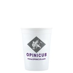 12 Oz Stadium Cup - White - Tradition
