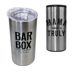 12 Oz Stainless Slim Tumbler/Can Cooler