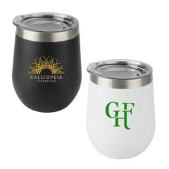 12 Oz Stainless Steel Wine Tumbler