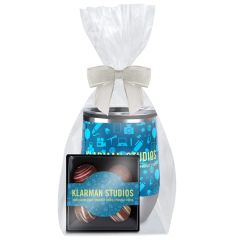 12 Oz Stemless Wine Tumbler Gift Set With Truffles