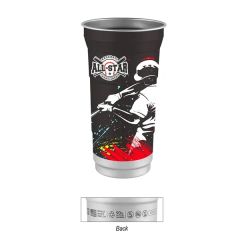 12 Oz Top Cup Full Color Aluminum Cup
