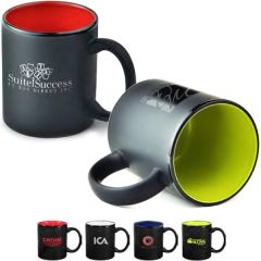 12 Oz Two Tone Ceramic Mug