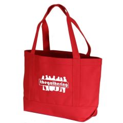 12 Ozcotton Canvas Reusable Tote Bag W/ Handles For Shopping