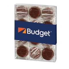 12 Pack Elegant Chocolate Covered Oreo Gift Box