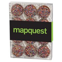 12 Pack Elegant Chocolate Covered Oreo Gift Box