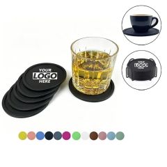 12 Pcs 4 Inch Silicone Coasters Holder Rack Heat Resistant