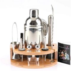 12 Pieces Stainless Steel Tool Cocktail Shaker Set