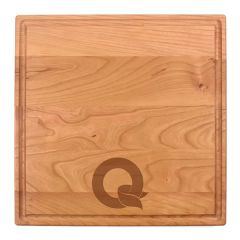 12 X 12 Inch Cherry Square Cutting Board With Juice Groove