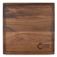 12 X 12 Inch Walnut Square Cutting Board With Juice Groove