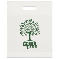 12W X 15h X 3 Eco Die Cut Bag - Flexo Ink Print