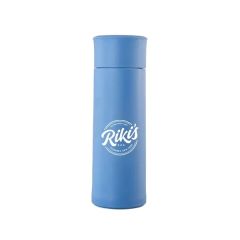 13.3 Oz Portable Double-Walled Plastic-Shelled Glass Bottle