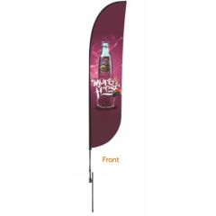13 Ft Double-Sided Standard Advertising Flag In Full Color