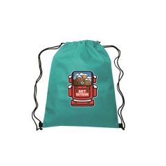 13 Inch W X 16.5 Inch H Drawstring Non-Woven Bag- 4 Color