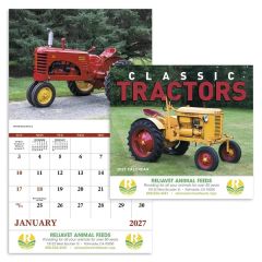 13 Month Classic Tractor - Stapled