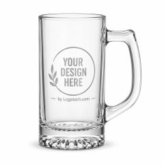 13 Oz Beer Mug Deep Etch